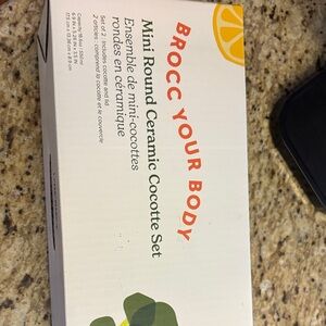 Mini Round Ceramic Cocotte Set